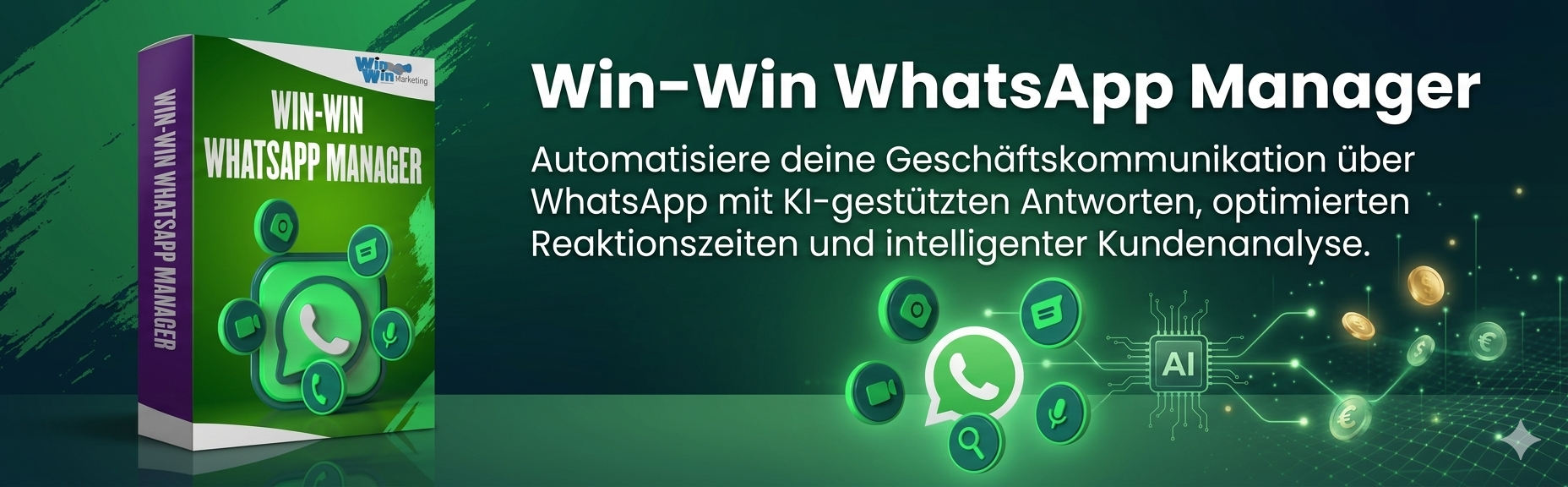 Win-Win WhatsApp Manager - Business-Kommunikation automatisieren